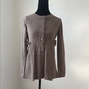 Banana Republic Luxury Cashmere Blend Sweater Size Small Button Front